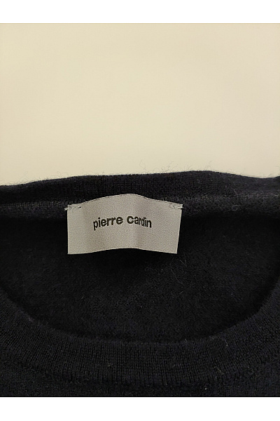PIERRE CARDIN Černý vlněný pulovr merino basic Velikost XS | PIERRE CARDIN | obrázek 5