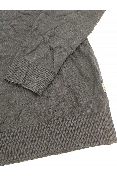 JACK & JONES Černý bavlněný pánský pulovr basic Vel. L | JACK & JONES | obrázek 2