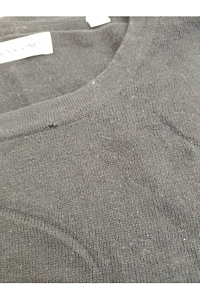 JACK & JONES Černý bavlněný pánský pulovr basic Vel. L | JACK & JONES | obrázek 3