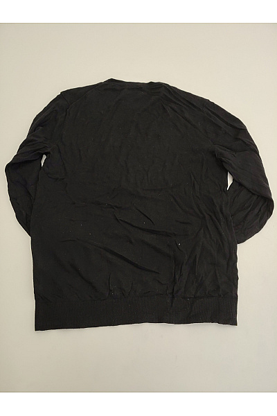 JACK & JONES Černý bavlněný pánský pulovr basic Vel. L | JACK & JONES | obrázek 5