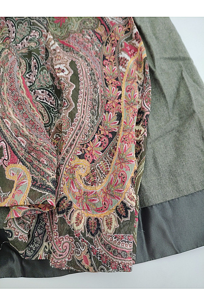 Hammerschmid Khaki dirndl šaty s páskem midi elegantní Vel. DE 40 | Hammerschmid | obrázek 2