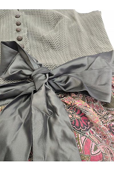 Hammerschmid Khaki dirndl šaty s páskem midi elegantní Vel. DE 40 | Hammerschmid | obrázek 3