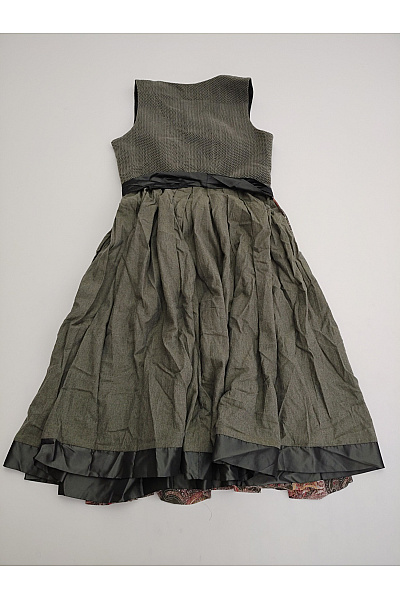 Hammerschmid Khaki dirndl šaty s páskem midi elegantní Vel. DE 40 | Hammerschmid | obrázek 7