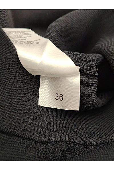 C'est tout Černé široké úpletové kalhoty s kapsami Vel. EU 36 | C'est tout | obrázek 5