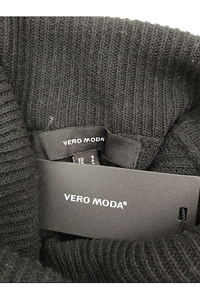 VERO MODA Černý dámský pletený rolák oversized Vel. S | VERO MODA | obrázek 8