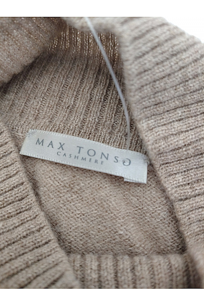 MAX TONSO CASHMERE Dámský kašmírový pulovr se stojáčkem oversized Velikost S/M | MAX TONSO CASHMERE | obrázek 3