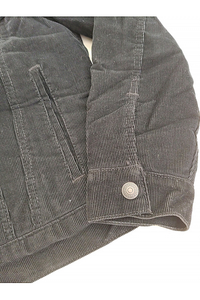 LEVIS Černá manšestrová bunda s beránkem zateplená podzimní Vel. US S | LEVIS | obrázek 3