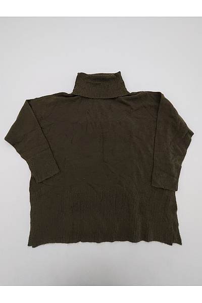 Judith Williams Dámský khaki rolák oversized pletený pulovr Velikost DE 46 | Judith Williams | obrázek 2