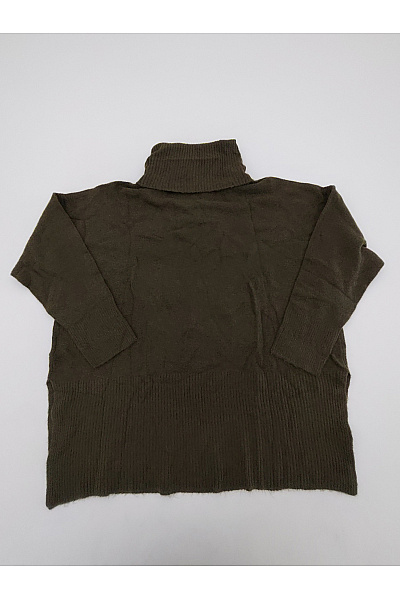 Judith Williams Dámský khaki rolák oversized pletený pulovr Velikost DE 46 | Judith Williams | obrázek 3