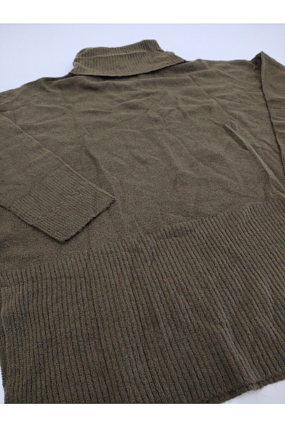 Judith Williams Dámský khaki rolák oversized pletený pulovr Velikost DE 46 | Judith Williams | obrázek 4