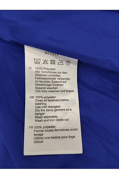 Modrá prošívaná přechodová bunda s kapsami Velikost L | Unimoda | obrázek 6