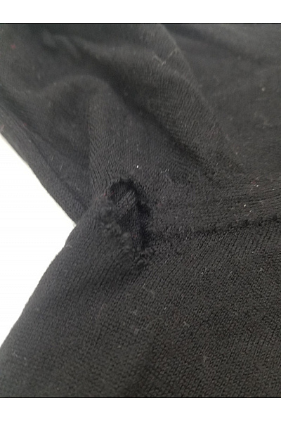 MICHAEL KORS Černý vlněný merino pulovr s dlouhým rukávem basic Velikost XXL | MICHAEL KORS | obrázek 5