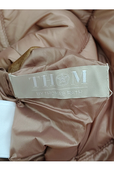 THOM By Thomas Rath Dámská prošívaná přechodná bunda hnědá puffer Vel. EU 50 | THOM By Thomas Rath | obrázek 11