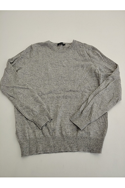 GC FONTANA Šedý Vlněný Merino Pulovr Basic Vel. IT 40