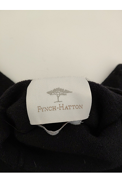 FYNCH-HATTON Černý vlněný merino pulovr oversized se stojáčkem Vel. XL | FYNCH-HATTON | obrázek 4