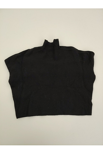 FYNCH-HATTON Černý vlněný merino pulovr oversized se stojáčkem Vel. XL | FYNCH-HATTON | obrázek 6