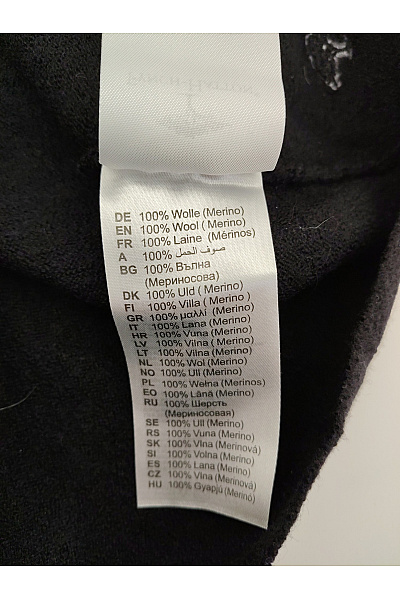 FYNCH-HATTON Černý vlněný merino pulovr oversized se stojáčkem Vel. XL | FYNCH-HATTON | obrázek 7