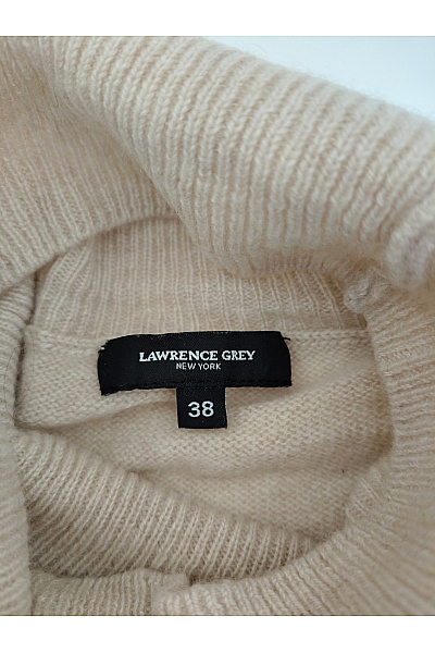 LAWRENCE GREY Dámský béžový kašmírový rolák oversized Velikost EU 38 | LAWRENCE GREY | obrázek 5