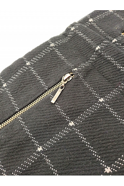 Esprit Černobílá kostkovaná mini sukně se zipem Velikost US M | Esprit | obrázek 4