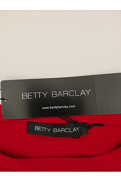 BETTY BARCLAY Červený pletený pulovr na knoflíky Vel. DE 40 | BETTY BARCLAY | obrázek 3