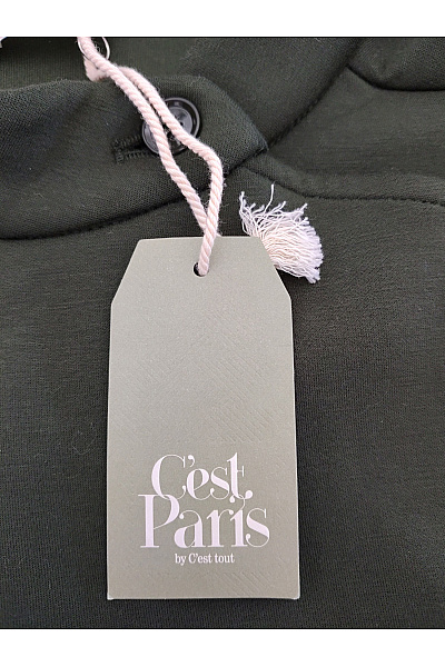 C'est tout Dámský khaki overal s dlouhým rukávem smart casual Velikost EU 40 | C'est tout | obrázek 8