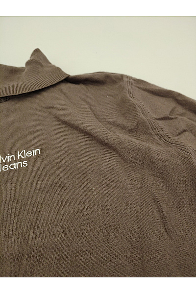 Calvin Klein Hnědý dámský bavlněný rolák s dlouhým rukávem basic Velikost S | Calvin Klein | obrázek 3