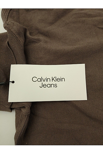 Calvin Klein Hnědý dámský bavlněný rolák s dlouhým rukávem basic Velikost S | Calvin Klein | obrázek 6
