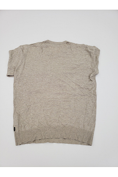 JACK & JONES Béžový bavlněný pánský pulovr s výstřihem do V basic Vel. S | JACK & JONES | obrázek 6