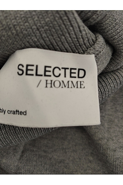 SELECTED Šedý dámský bavlněný rolák basic Velikost L/G | SELECTED | obrázek 4