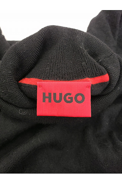 Hugo Boss Černý vlněný pánský rolák basic Velikost IT XXL | Hugo Boss | obrázek 7