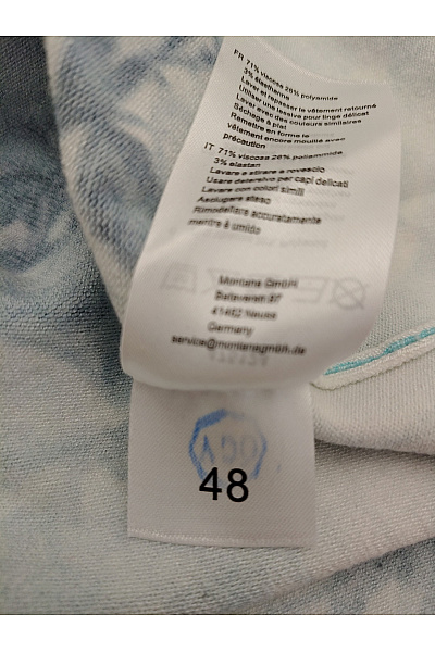 OVANTI Dámská květinová halenka s krátkým rukávem Vel. EU 48 | OVANTI | obrázek 4
