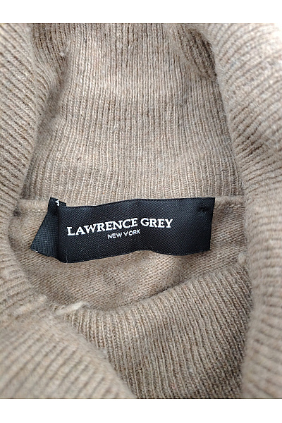 LAWRENCE GREY Dámský hnědý kašmírový rolák basic Velikost XL | LAWRENCE GREY | obrázek 7
