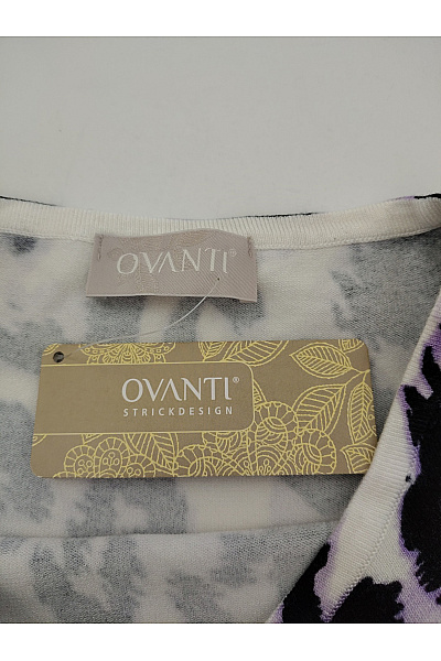 OVANTI Dámský vzorovaný pulovr s lodičkovým výstřihem Velikost DE 46 | OVANTI | obrázek 5