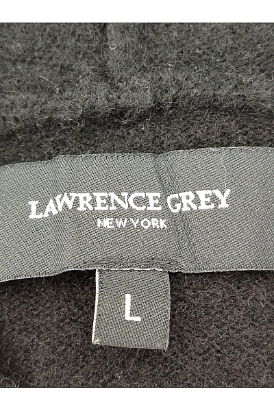LAWRENCE GREY Černý kašmírový pánský svetr na zip s kapucí Vel. L | LAWRENCE GREY | obrázek 6