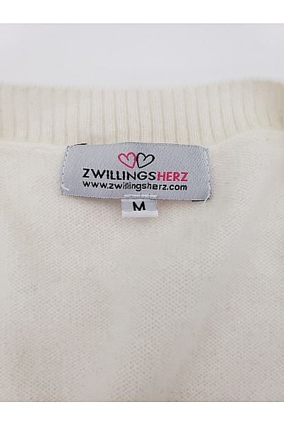 Zwillingsherz Béžový kašmírový pulovr do véčka basic Vel. M | Zwillingsherz | obrázek 7