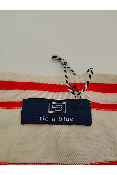 fiora blue Dámský pruhovaný pulovr s lodičkovým výstřihem Vel. DE 44 | fiora blue | obrázek 4