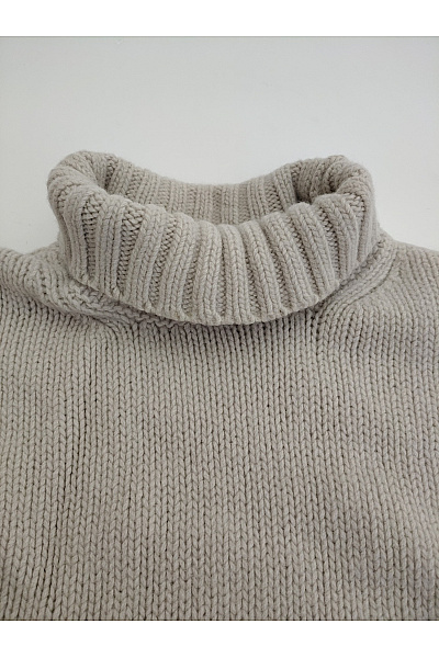 Woolrich Béžový dámský pletený rolák oversized se spadlými rameny Velikost XS | Woolrich | obrázek 5