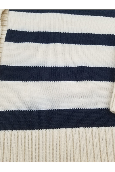 minimum Béžový pruhovaný pletený kardigan na knoflíky Vel. XXL | minimum | obrázek 4