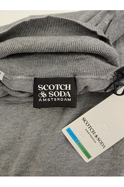 Scotch & Soda Šedý pánský rolák basic Vel. XXL | Scotch & Soda | obrázek 5