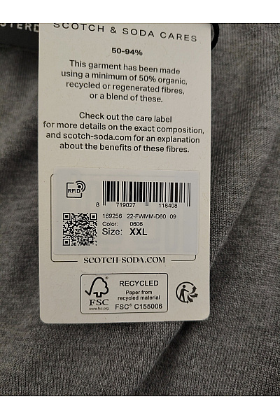 Scotch & Soda Šedý pánský rolák basic Vel. XXL | Scotch & Soda | obrázek 6