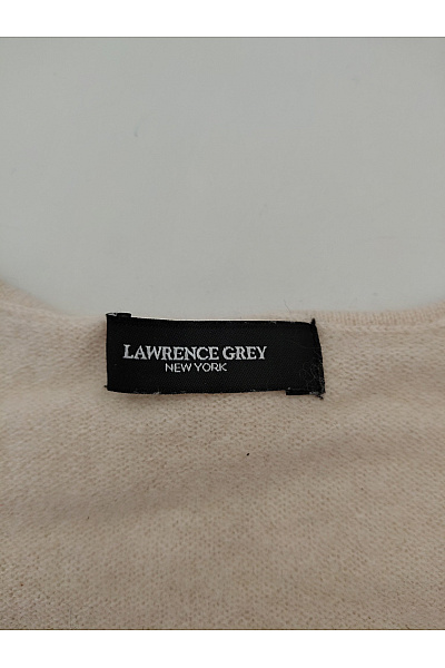 LAWRENCE GREY Béžový kašmírový pulovr s výstřihem do V basic Vel. FR S | LAWRENCE GREY | obrázek 5