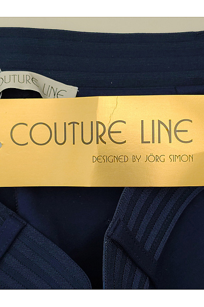 COUTURE LINE Modré dámské elegantní kalhoty s kapsami Vel. DE 46 | COUTURE LINE | obrázek 3