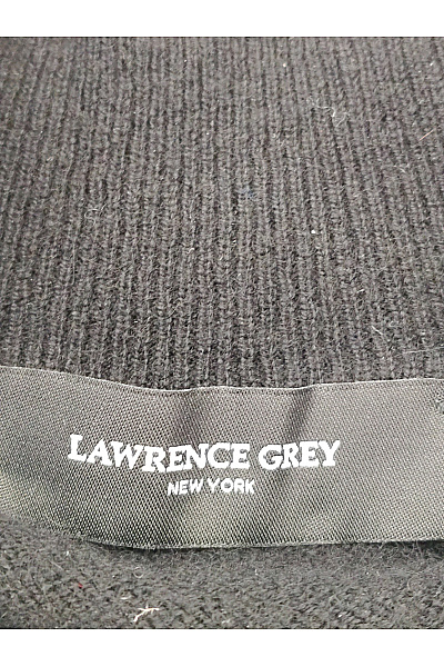 LAWRENCE GREY Černý kašmírový pánský svetr na zip se stojáčkem Vel. XXL | LAWRENCE GREY | obrázek 6