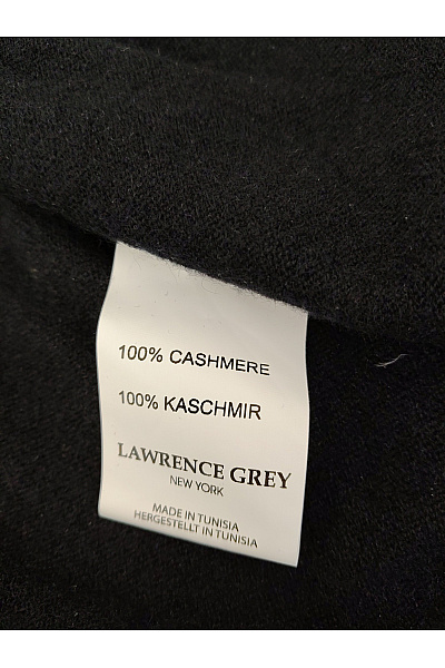 LAWRENCE GREY Černý kašmírový pánský svetr na zip se stojáčkem Vel. XXL | LAWRENCE GREY | obrázek 7