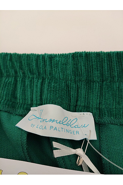 Lola Paltinger Zelené manšestrové kalhoty s vysokým pasem a širokými nohavicemi Vel. DE 38 | Lola Paltinger | obrázek 4
