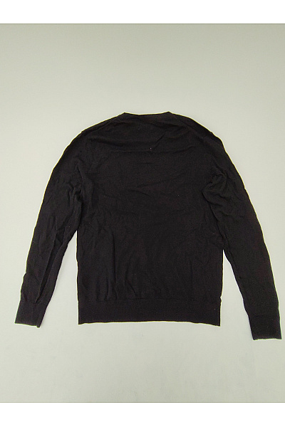JACK & JONES Černý bavlněný pánský pulovr basic Velikost M | JACK & JONES | obrázek 5