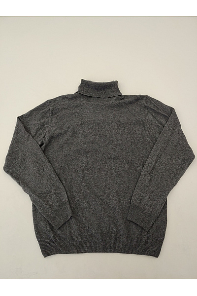 LAWRENCE GREY Pánský šedý kašmírový rolák basic Vel. XL | LAWRENCE GREY | obrázek 2