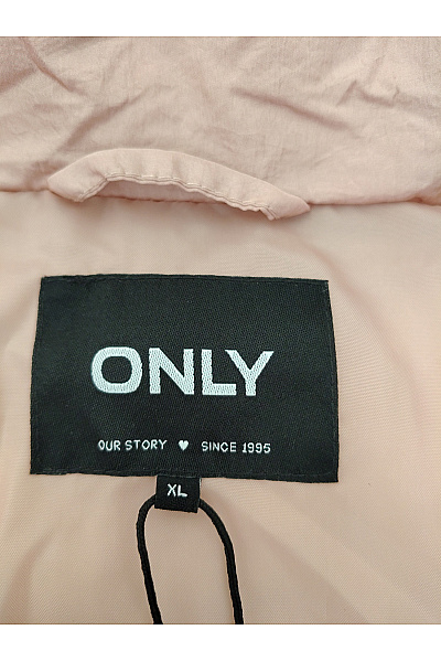 ONLY Růžová prošívaná puffer bunda s kapucí Velikost XL | ONLY | obrázek 9