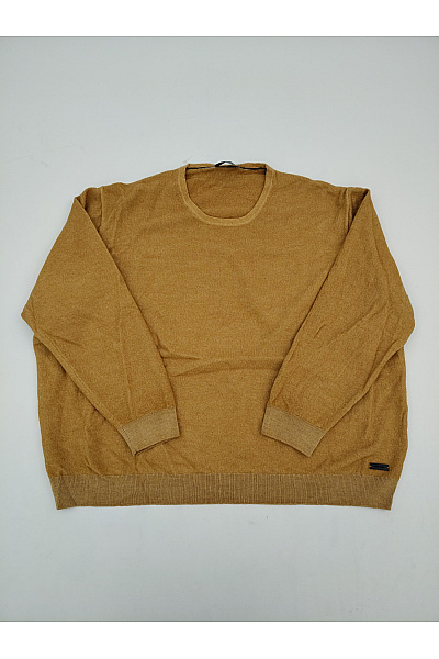 PIERRE CARDIN Dámský vlněný merino pulovr hnědý basic Vel. 5XL | PIERRE CARDIN | obrázek 2