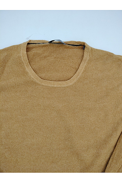 PIERRE CARDIN Dámský vlněný merino pulovr hnědý basic Vel. 5XL | PIERRE CARDIN | obrázek 4